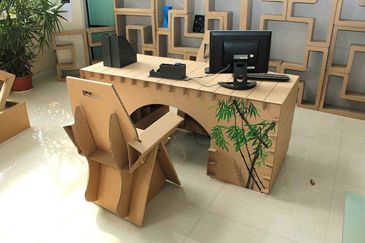 紙質辦公桌椅